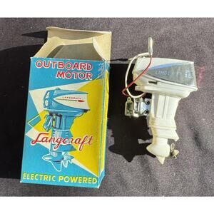 Rare Langcraft Electric Powered Outboard Motor LM-210 In Original Box! -TO19